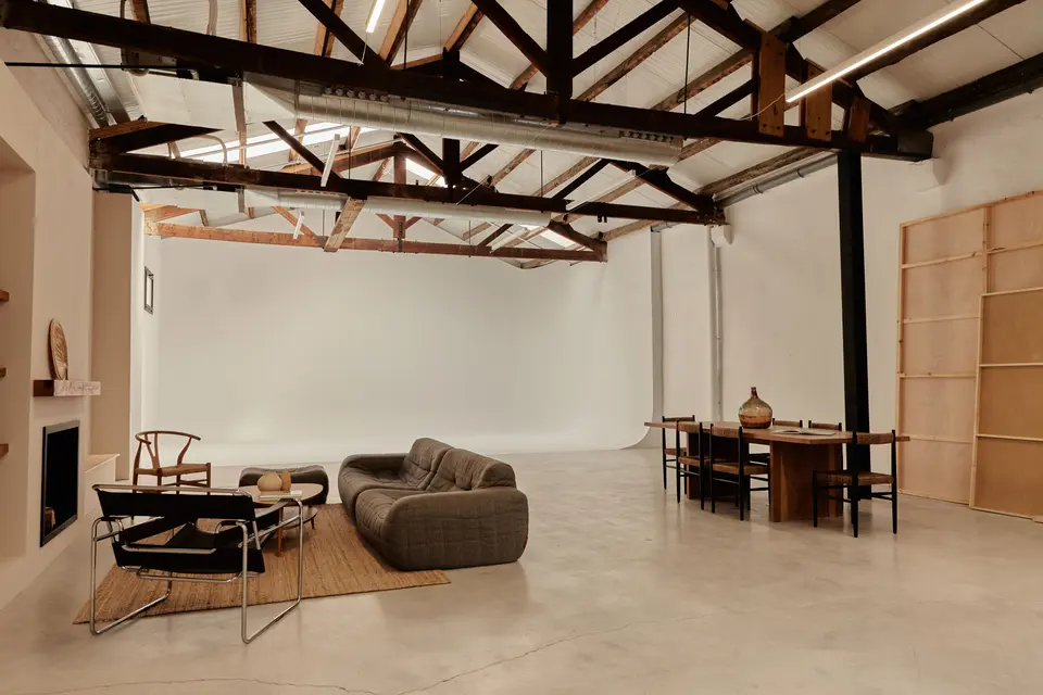 Aesthetic Studio with Natural Light and minimalistic design 1